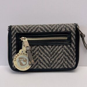 🧜‍♀️ Spartina 449 Multi Phone Crossbody Chevron Clutch/ Purse/ Wallet